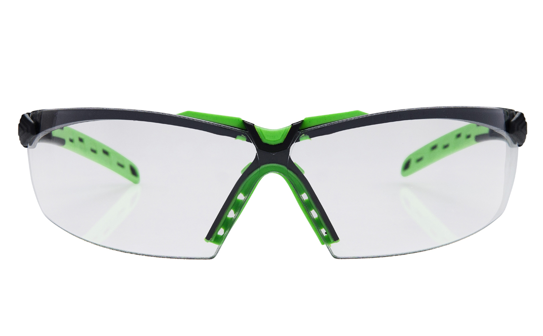 Riley Fresna Schutzbrille Sport-Stil – Metallfrei, Kratz- & Beschlagfrei, Mit Weitwinkelsicht (klare Gläser)