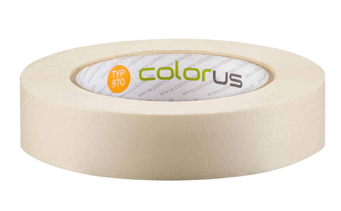 Colorus Premium Malerkrepp 90° Kreppband 50m x 25mm