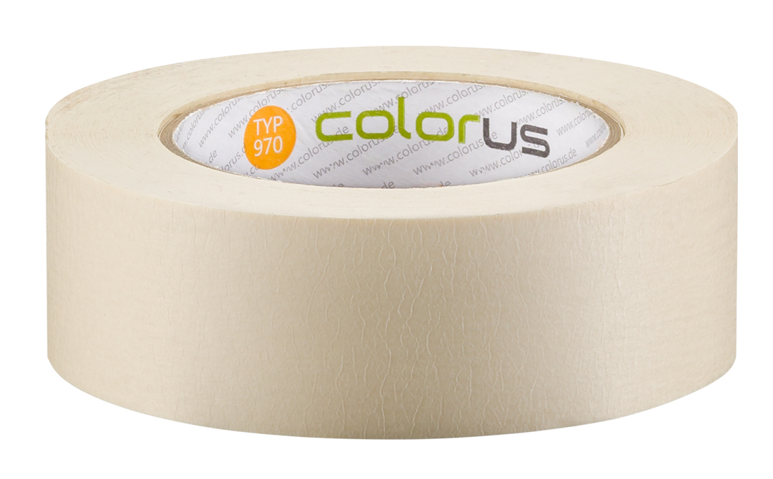Colorus Premium Malerkrepp 90° Kreppband 50m x 38mm
